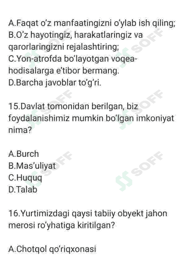 Tarixdan test 7