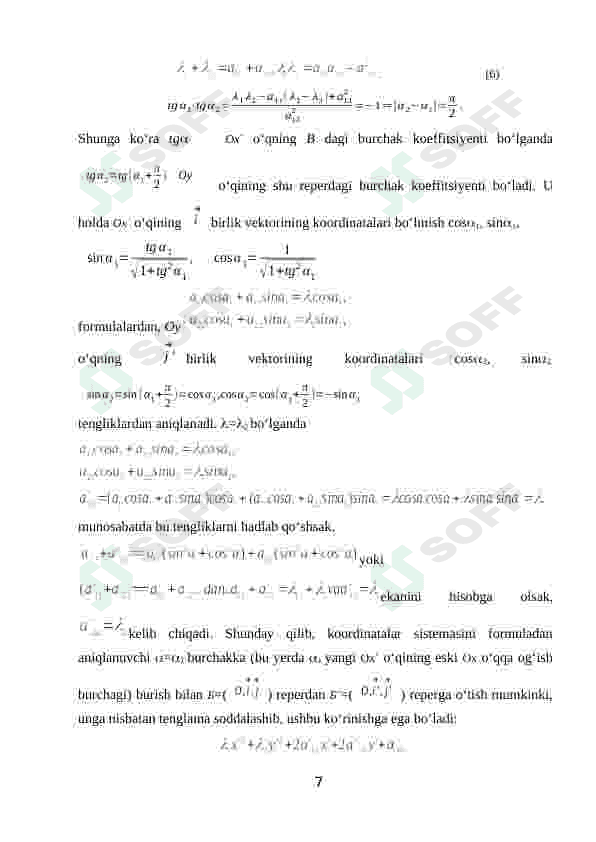 Ikkinchi tartibli chiziqlarning tenglamasiga ko‘ra yasash. 7