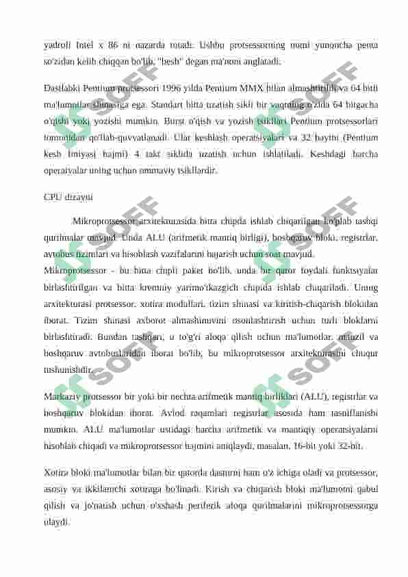 IA-64 protsessorlarining tuzilmalarini ro'yxatga olish. 7