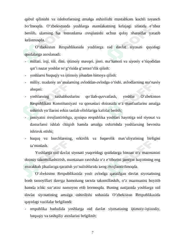Yoshlarni ijtimoiy-pedagogikqo’llab-quvvatlash tizimi 7