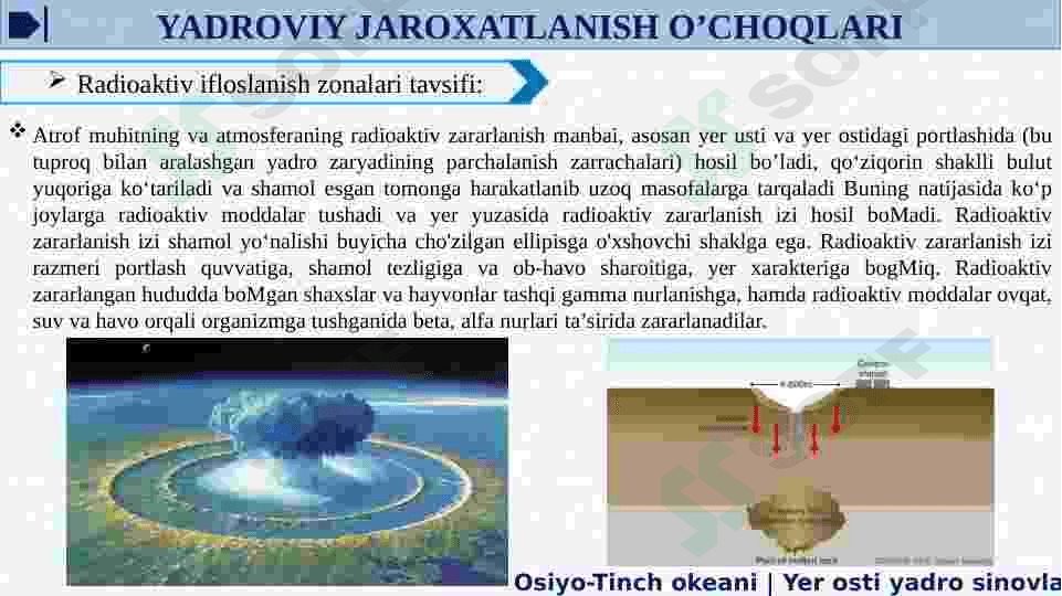 FAVQULOTDA VAZIYATLARDA RADIATSION, KIMYOVIY VAZIYATLARNI BAHOLASH. 7