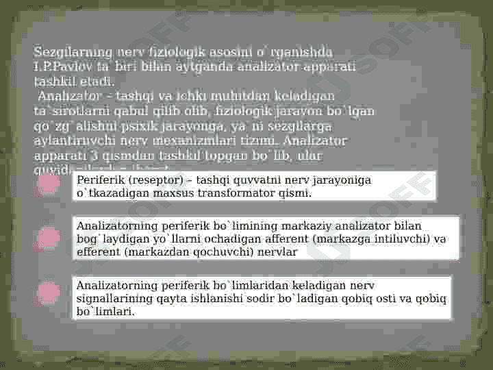 Sezgi va idrokning psixologik mohiyati, fiziologiyasi 7