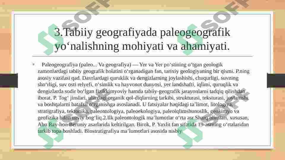 Oʻzbekiston tabiiy geografiyasi. 7