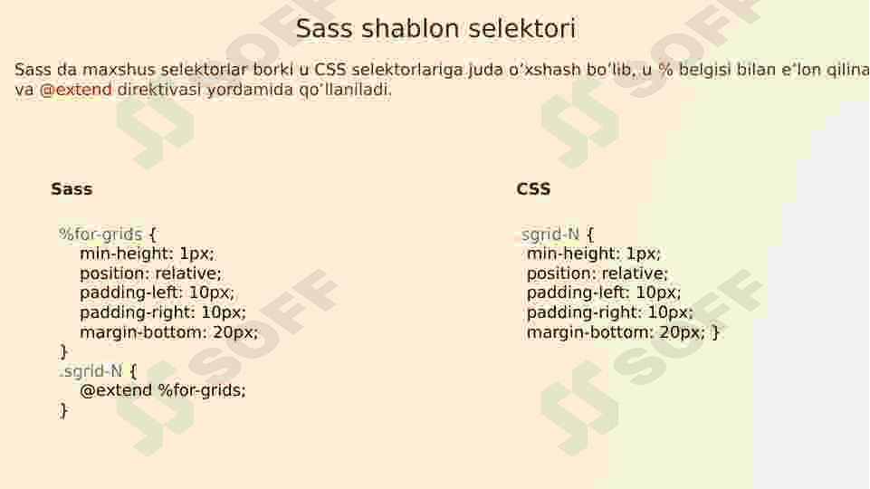Sass haqida va undan foydalanish 7