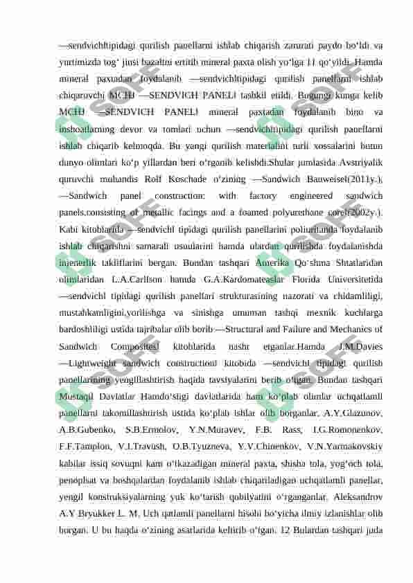 YENGIL BETON DEVOR PANELLARINI ISHLAB CHIQARISH USKUNALARI 7