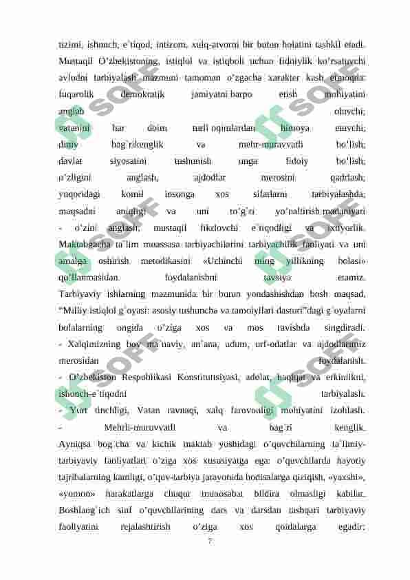 Boshlang‘ich sinf o‘quvchilari uchun matematikadan to’garaklarni matematik o‘n minutliklar asosida tashkil qilish metodikasi 7