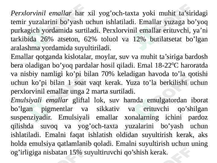 LOK-BO‘YOQ MATERIALLARINING TURLARI 7