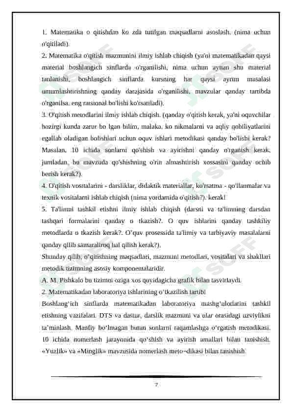 Boshlang’ich sinflarda matematika fanidan labaratoriya ishlarini tashkil etish metotlari 7