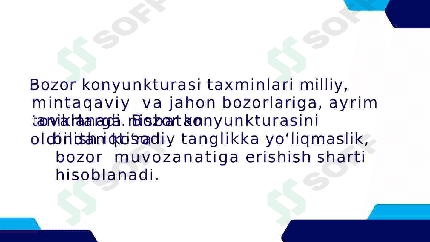 Tovarlar bozori konyukturasi 7