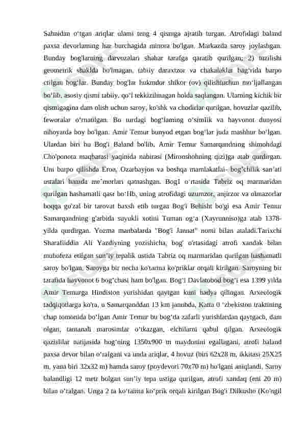 Istirohat bog'larini barpo etish 7
