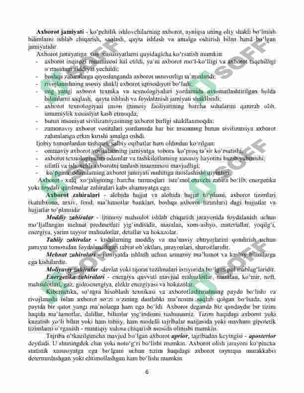 Informayika bo'yicha maruza matni 2-qism 7
