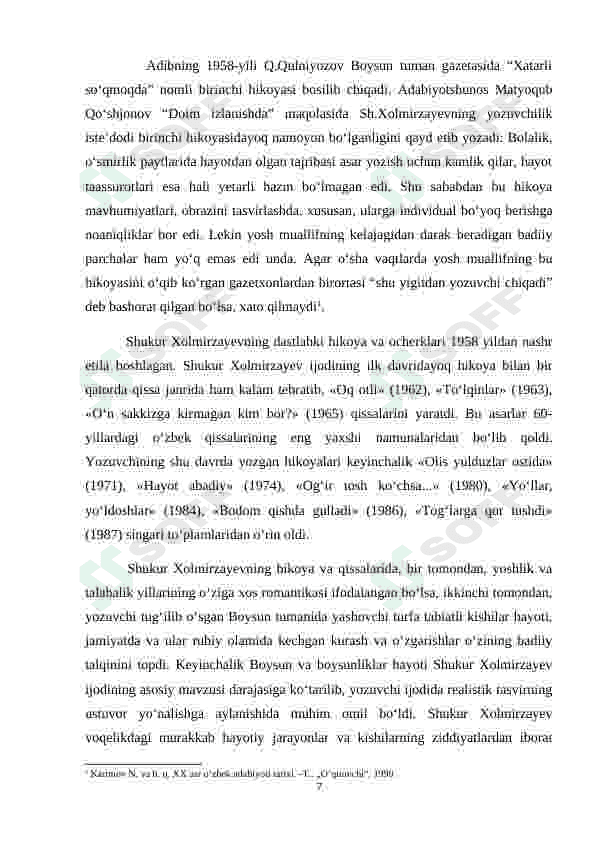 SHUKUR XOLMIRZAYEV ESSENAVIS 7