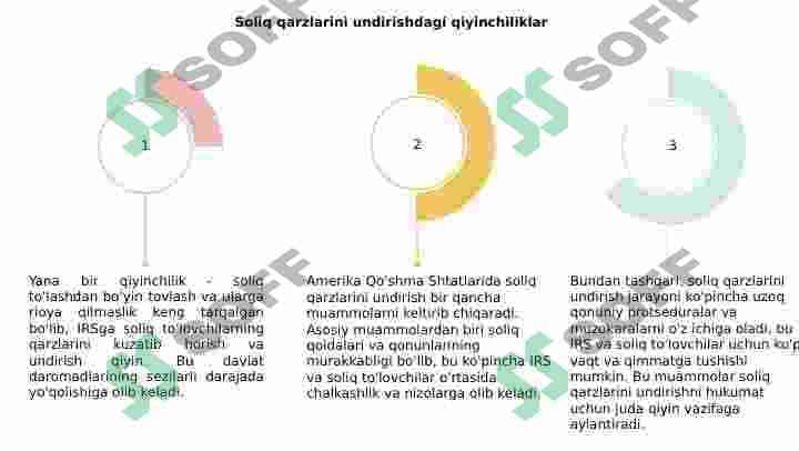 Amerika qo’shma shtatlarida soliq qarzdorliklarini undirish 7