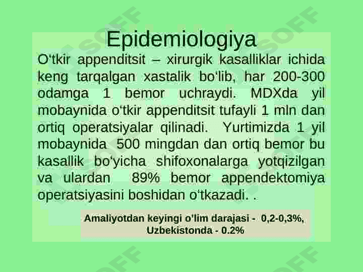 O’tkir appendetsit 8