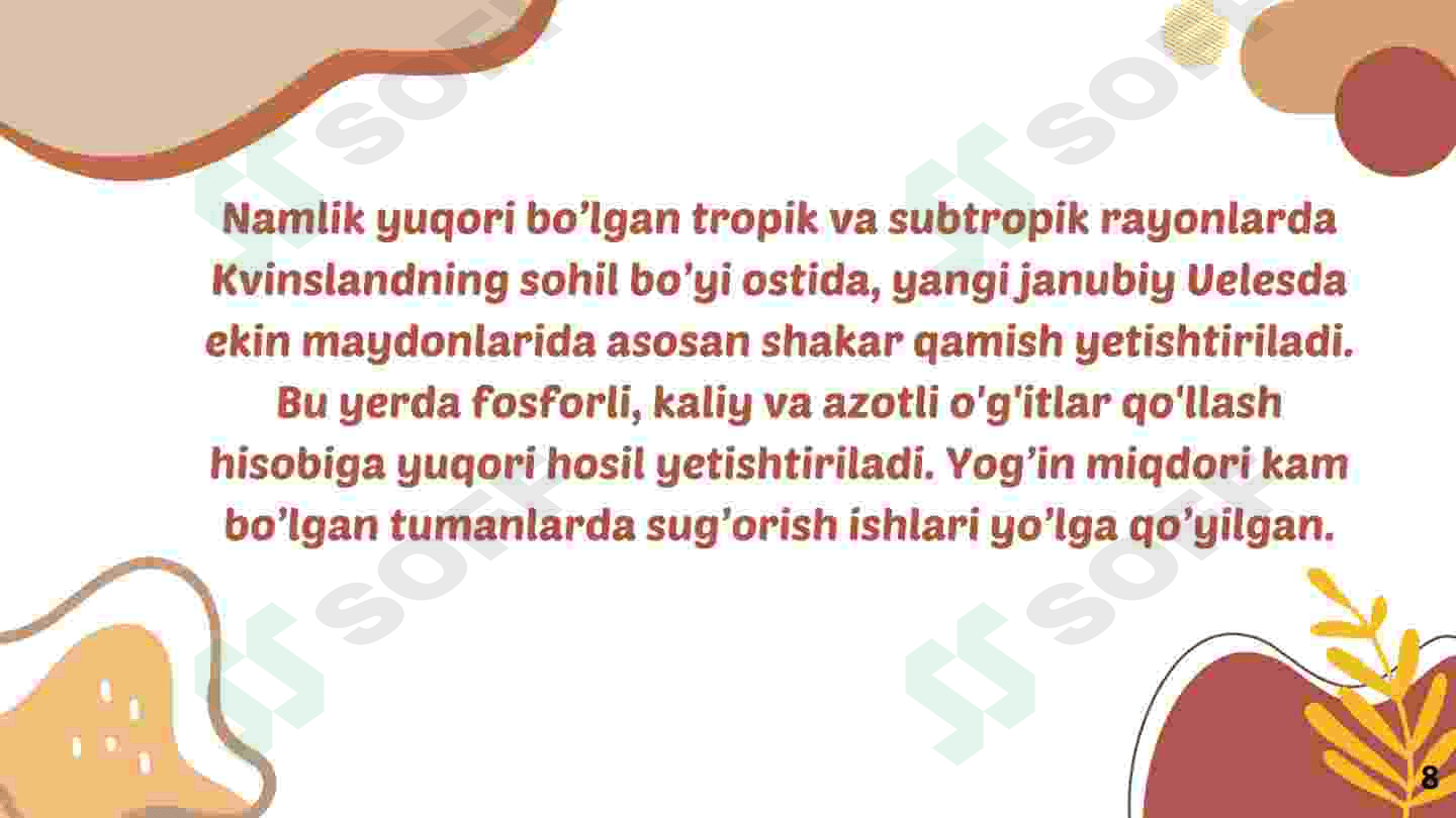 Australia va Yangi Zelandiya tuproqlari 8