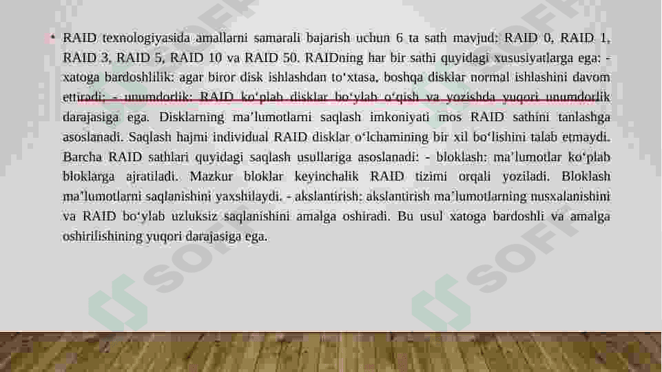 Windows OTda zaxira nusxalashni (Backup and Restore) amalga oshirish. 8