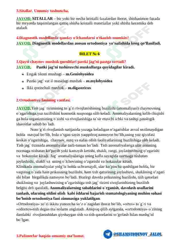 Ortopedik stomatologiya propedivtikasiga oid qo'llanma! 8