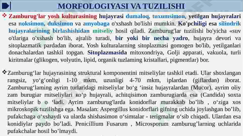 ZAMBURUG’LAR KELTIRIB CHIQARUVCHI KASALLIKLAR(YUZA VA CHUQUR MIKOZ QO’ZG’ATUVCHILARI) LABARATORIYA TASHXISI.PARAZITAR KASALLIKLAR: LESHMANIOZ, MALYARIYA. 8
