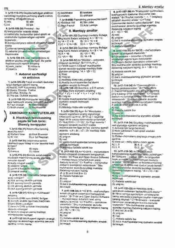 Informatikadan axborotnoma 8