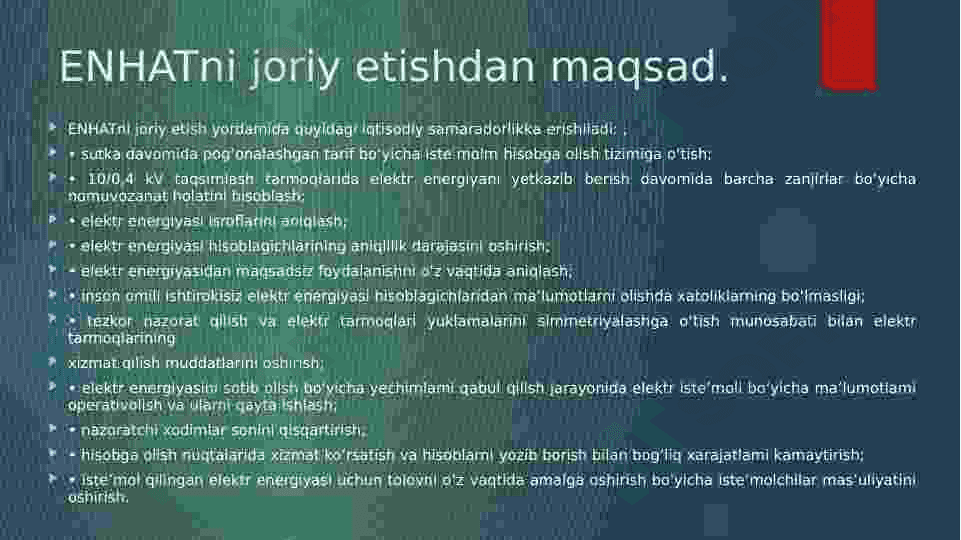 interfeys o'zgartirgichlar  orqali ENHATni tuzish 8