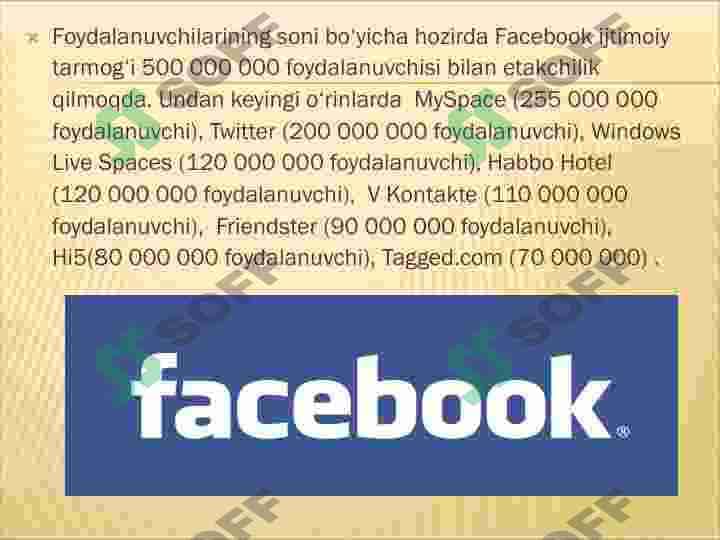 Internet imkoniyatlari 8