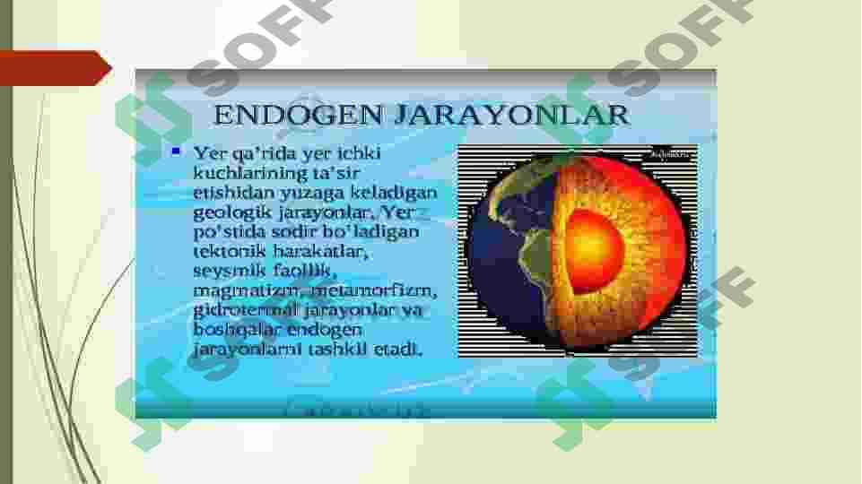 ENDOGEN GIYALOGIK JARAYON.MAGMATIZIM. 8