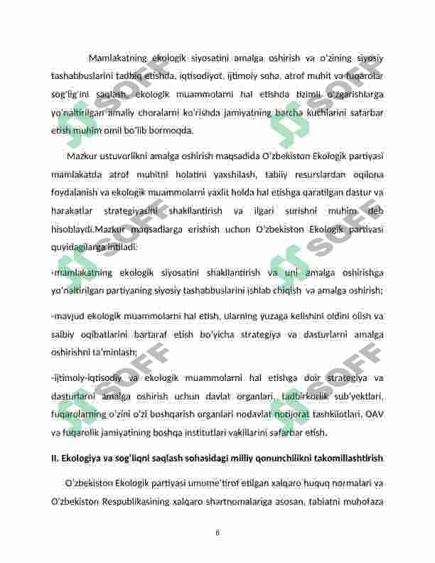 Oʻzbekiston ekologiya partiyasi 8