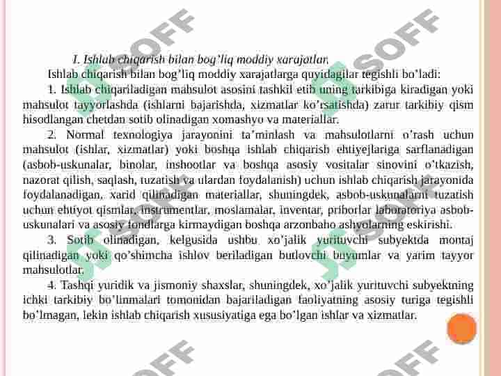 BOZOR SHAROITIDA NARX (BAHO)LARNING SHAKLLANISHI 8