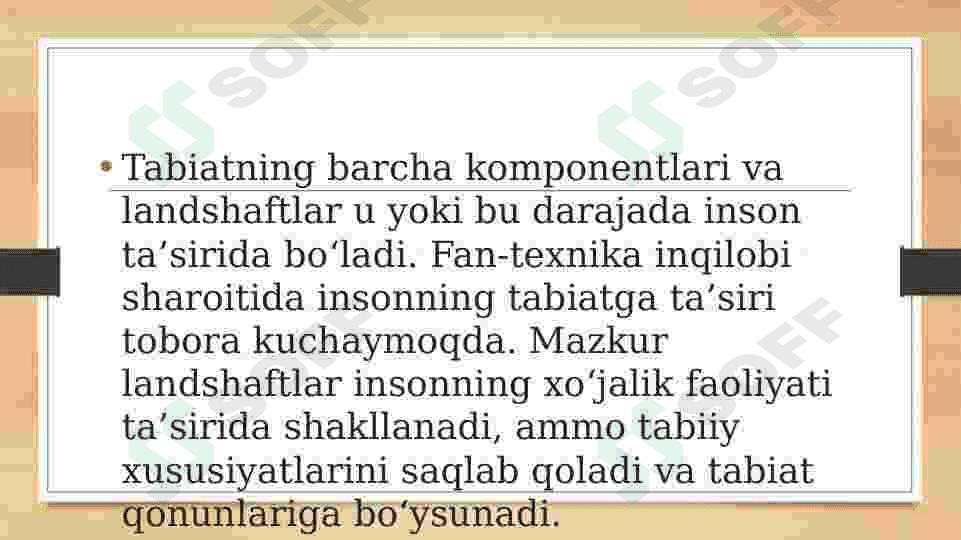 Landshaftning tabiiy shakillanishi 8