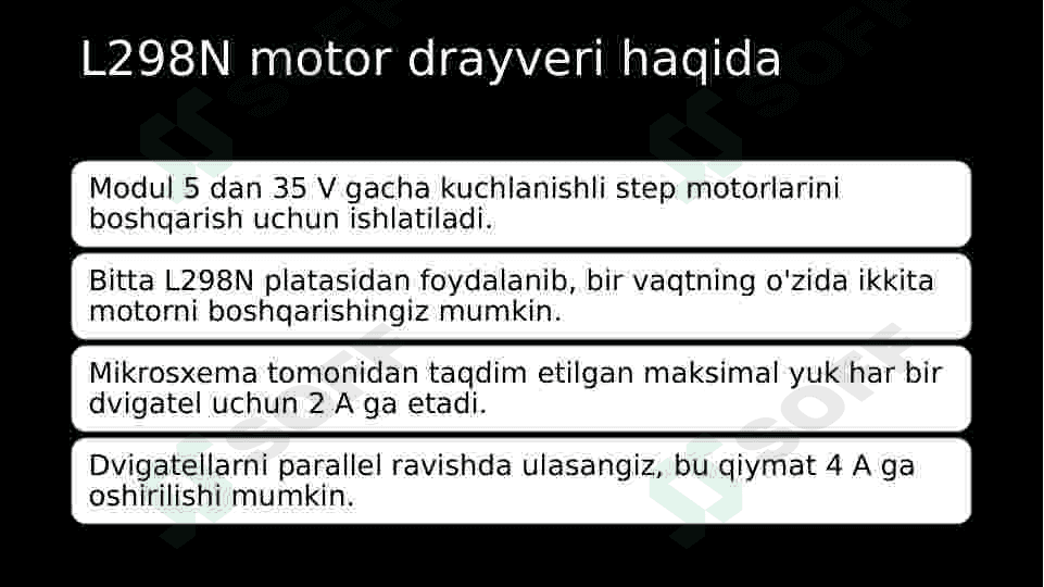 Robototexnikada motor drayverlari / Водитель мотора в робототехнике 8