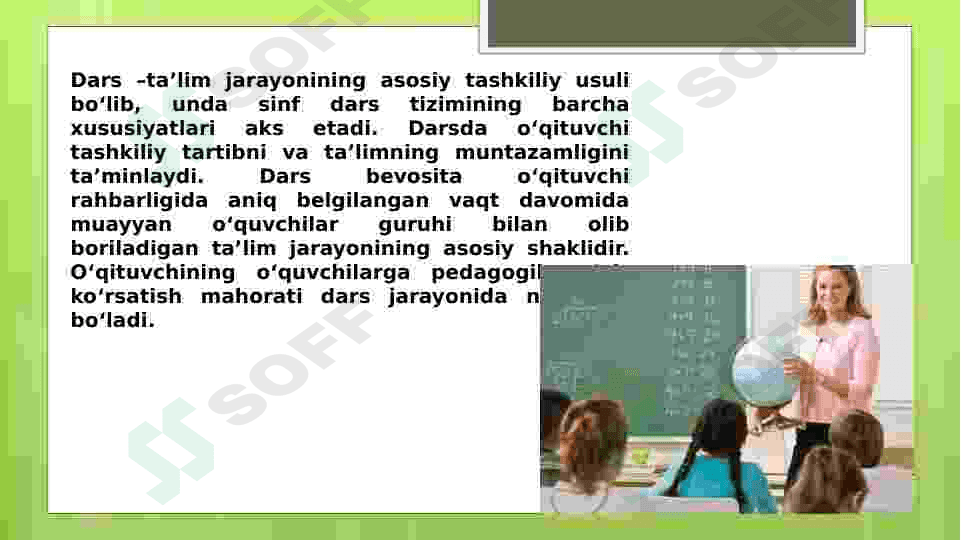 O’qituvchining ta’ilm jarayonidagi mahorati 8