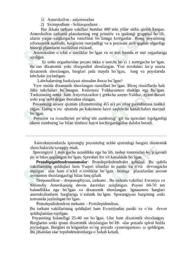 Plauntoifalilar sinfi 8