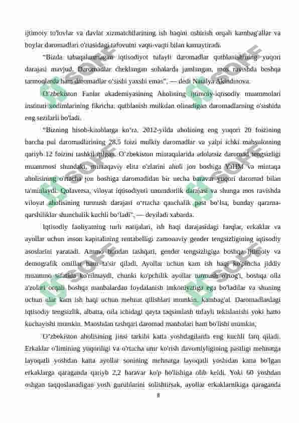 Aholi daromadining tengsizligi 8