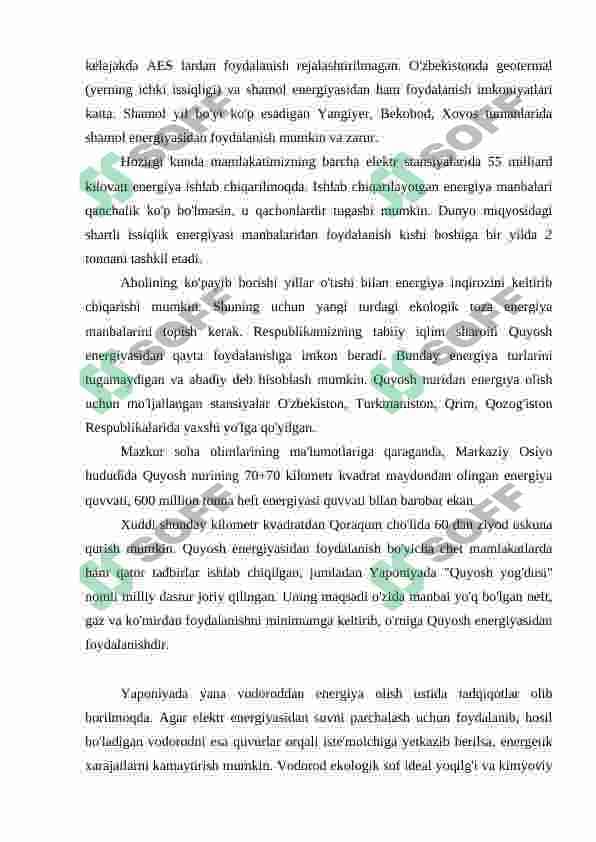 Energetika va atrof-muhit 8