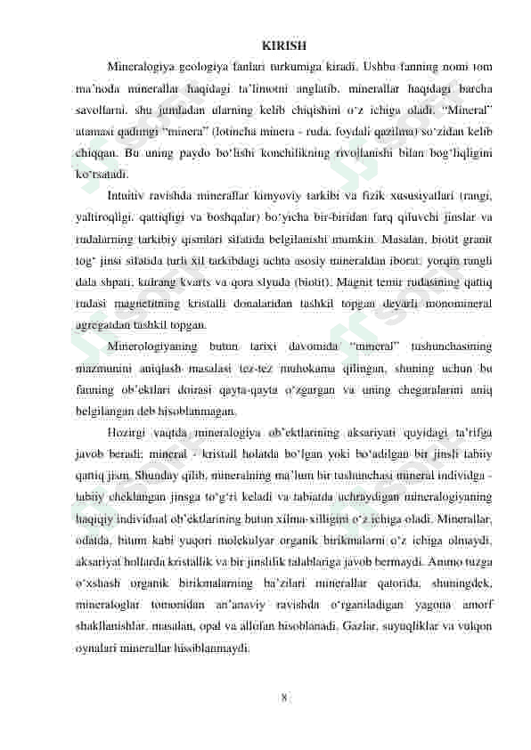 Mineralogiya 8