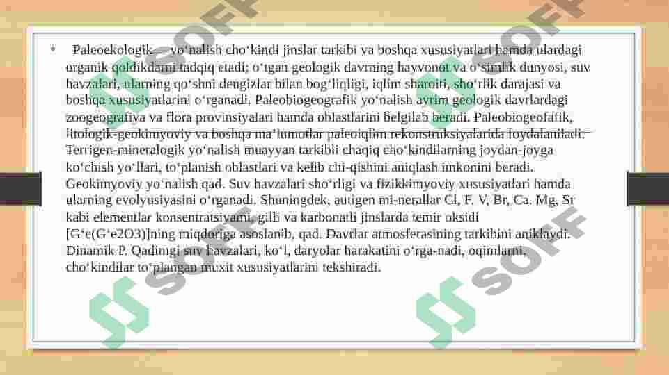 Oʻzbekiston tabiiy geografiyasi. 8