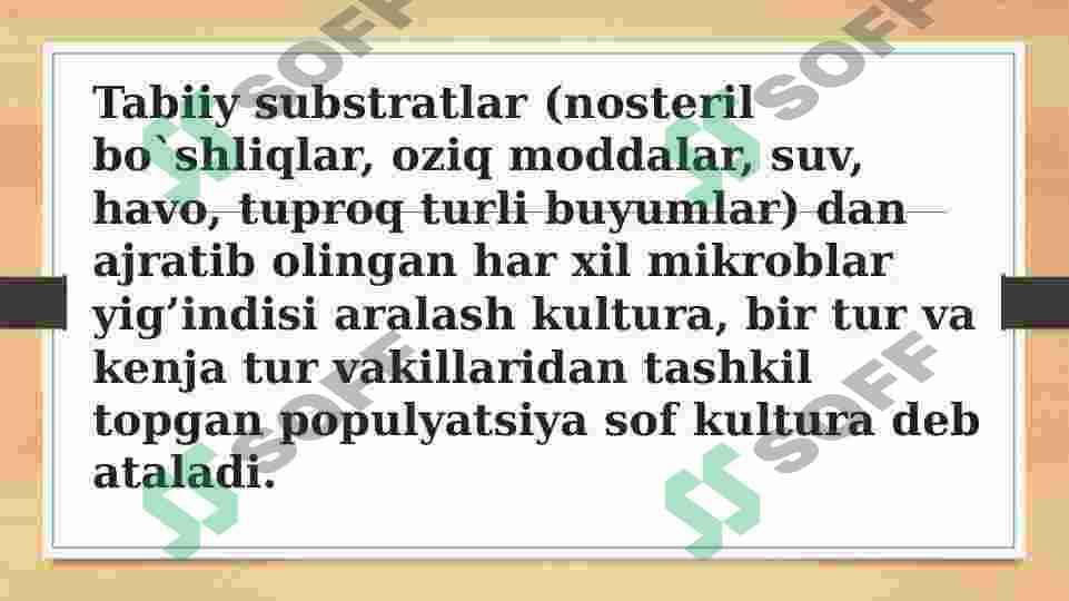 Mikrobiologiya tadqiqotlarining asosiy usullari 8