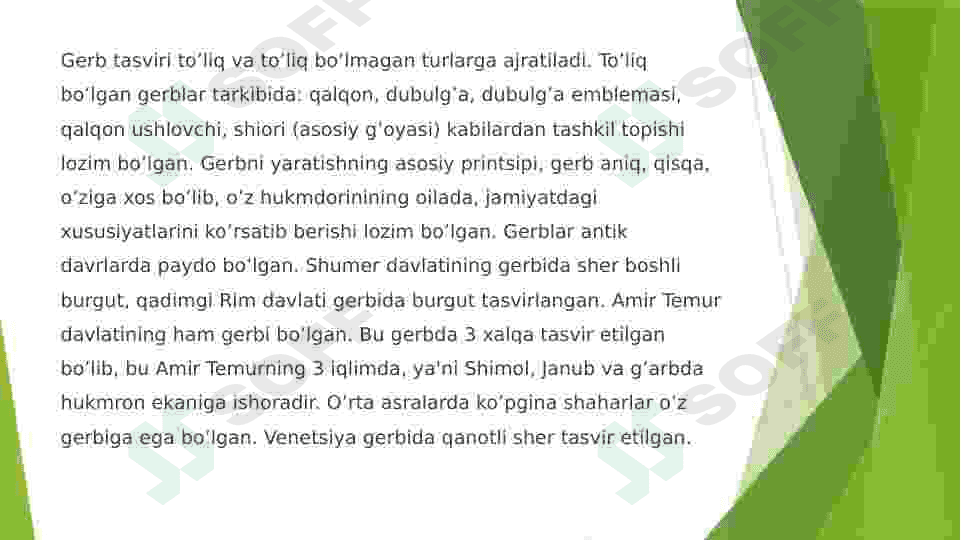 Geraldika. Maxsus tarix fanlari 8