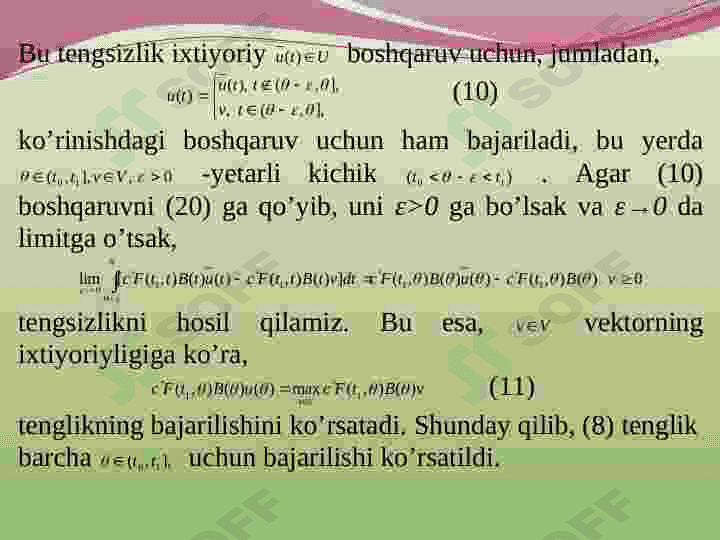 Varitsoin mavzu 8