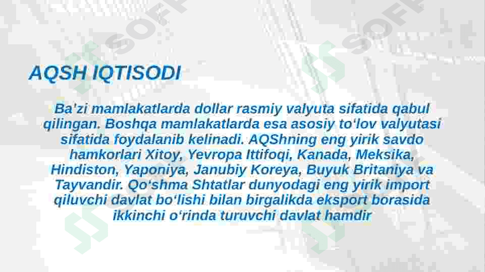 Aqshda marketing xususiyatlari 8