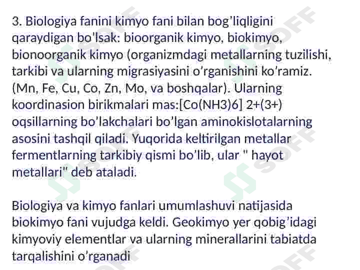 Kimyo fanini rivojlanish tarixi 8