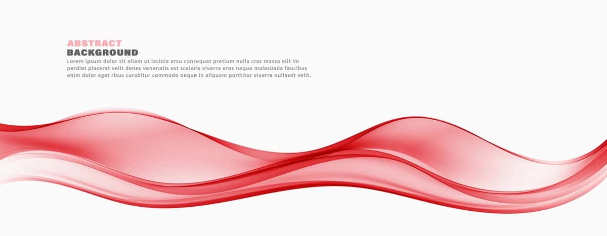 Silliq mavhum oqim shaffof qizil to'lqin | Smooth abstract flow transparent red wave 1