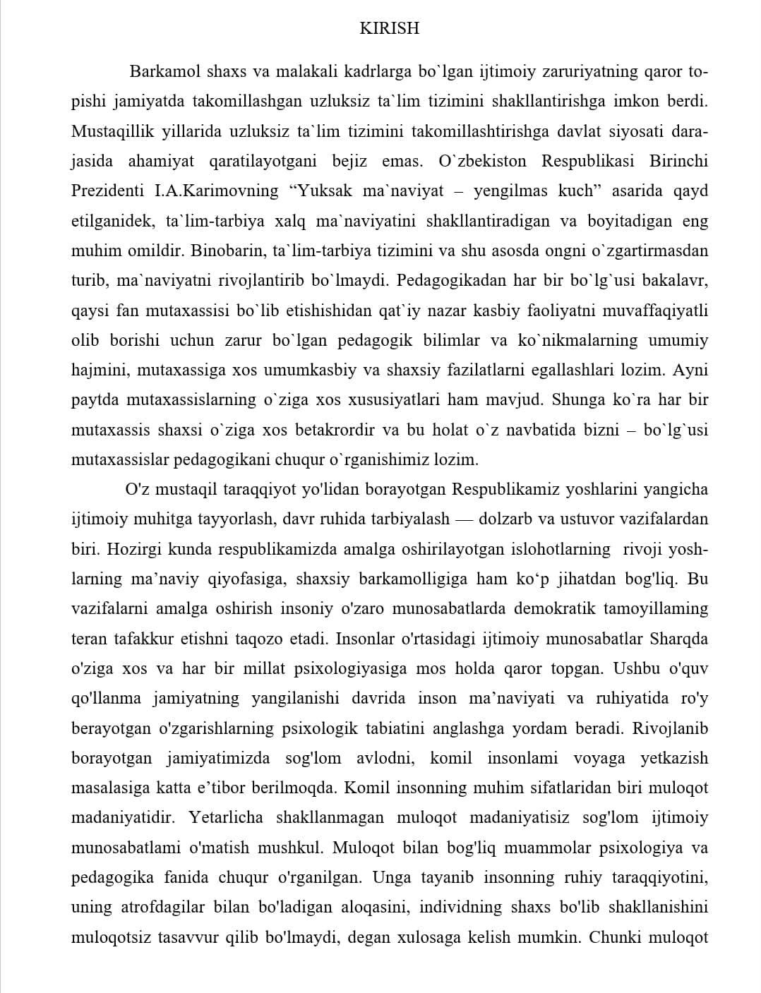 SINF RAHBARINING OILA VA JAMOATCHILIK BILAN HAMKORLIGINI TASHKIL ETISH 1