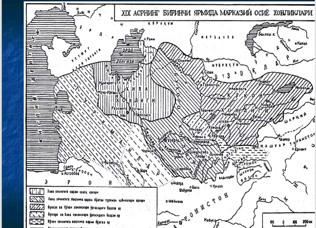Rossiya imperiyasining Turkistonni bosib olishi.
Jadidchilik 1