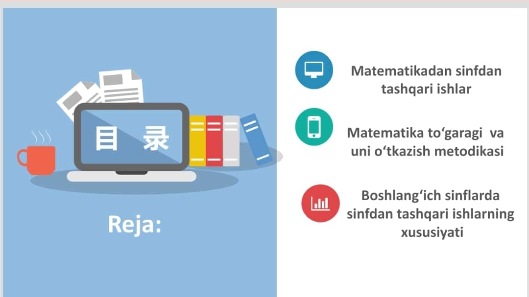 Matematika to‘gragini o‘tkazish metodikasi.Boshlang‘ich sinflarda sinfdan tashqari ishning xususiyati 1