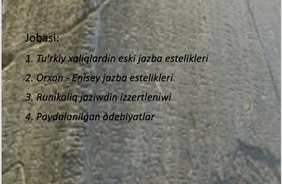 Runikaliq jaziw 1