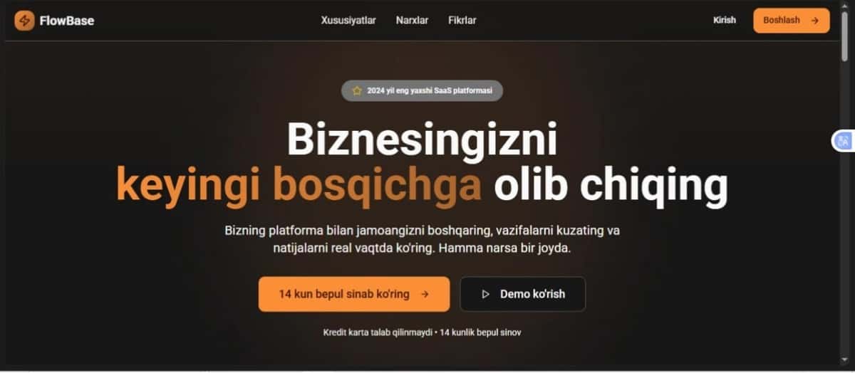Istalgan yangi Start-up uchun qulay dizayn interfeyslar 1