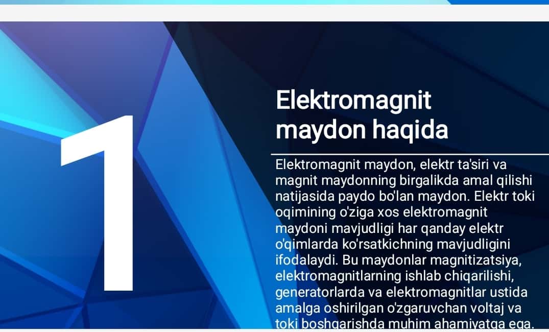 Elektromagnit maydonning organizmga ta'siri 1