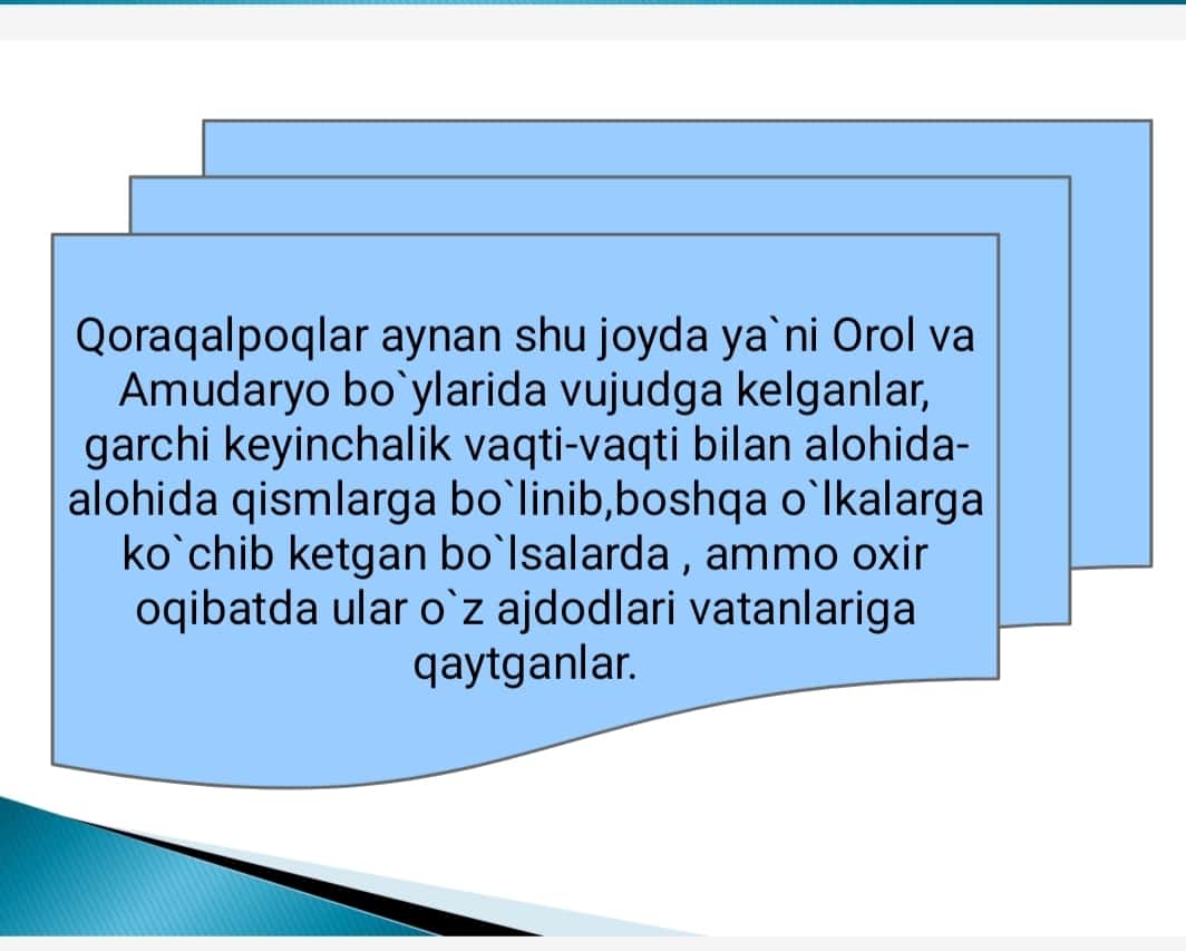 Qoraqalpoq xalqining etnegenezi 1