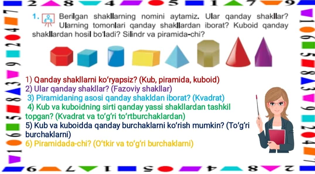 Mavzu: Boshlang'ich sinflarda perimetir va yuza tushunchalarini o'rgatish metodikasi 1